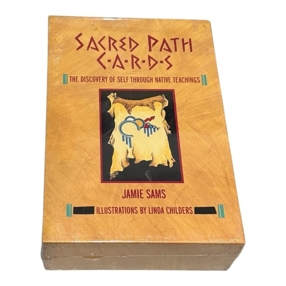 Sacred Path Cards Deck & Book Set Jamie Sams Native Teachings New Sealed